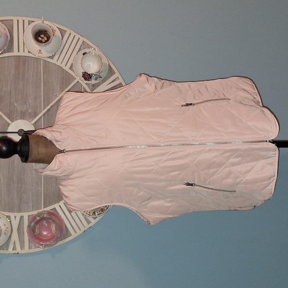 Ruby Rd. Light Pink Vest - Picture 1 of 4